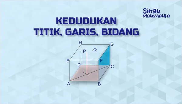 Dimensi Tiga: Kedudukan Titik, Garis, Bidang