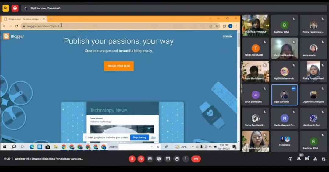 Materi Utama Bikin Blog