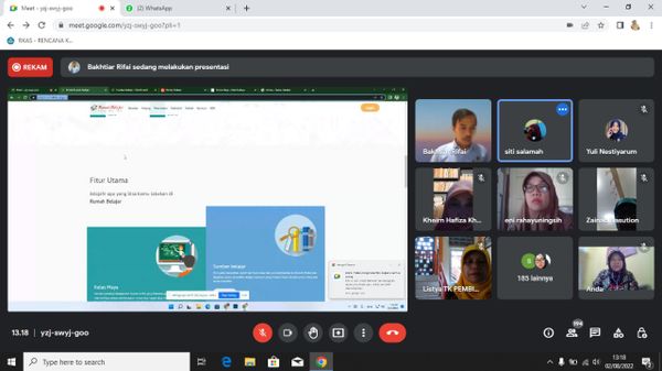 Pemanfaatan Rumah belajar