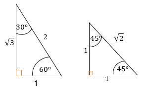 perbandingan segitiga sudut istimewa