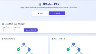Media Pembelajaran FPB Dan KPK Dengan Pohon Faktor