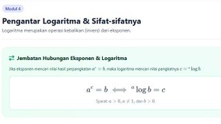 Pengantar Logaritma Dan Sifat-Sifatnya Kelas 10