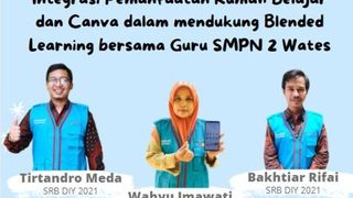 SOSIS RUMBEL 5, Berbagi Dengan Guru SMPN 2 Wates, Kulon Progo
