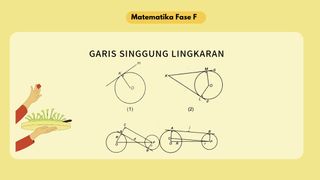 Garis Singgung Lingkaran, Pengertian, Jenis, Dan Rumusnya | Matematika Kelas XI Fase F
