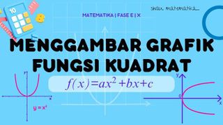Grafik Fungsi Kuadrat: Menggambar Sketsa