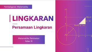 Rumus Persamaan Umum Lingkaran